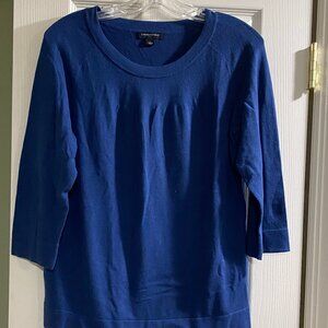 BANANA REPUBLIC blue sweater, L